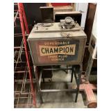 Vintage champion spark, plug service machine