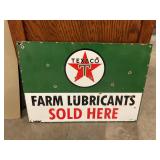 Texaco porcelain sign 17" x 12"