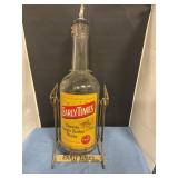 EarlyTimes 1gal.glass bottle W/tilting pour stand
