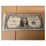 Silver Certificate Blue seal $1 Bill 1935G