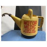 Vintage Motor Medic Plastic Can