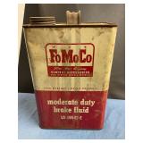 Fo Mo Co brake fluid 1gal can (empty)