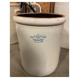 Stoneware blue crown crock ( 12 gallons)