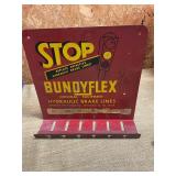 Vintage Bundyflex display rack 11" T
