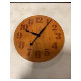 Linden wooden clock