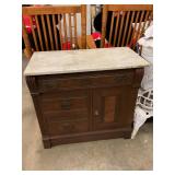 Dry-sink with marble top NO SHIP