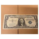 Silver Certificate Blue seal $1 Bill 1957