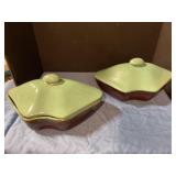 Stoneware casserole dishes