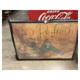 Pepsi-cola advertisement sign 37" x 26"