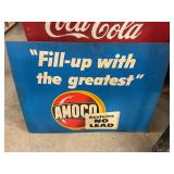 Amoco double sided Cardboard sign 32" x 24"