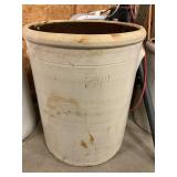 Antique stoneware crock ( 20 gallon)