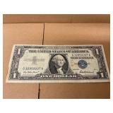 Silver Certificate Blue seal $1 Bill 1957