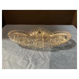 Crystal glass serving Bowl 11"