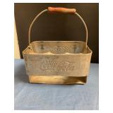 Coca-Cola 6 pack aluminum bottle holder w/ handle