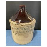 J.W.M Field&Sons Jug Owensboro KY 12" tall