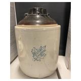 Vintage Western Stoneware crock jug 25" T