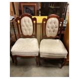 Parlor chairs on rollers