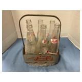 Antique Pepsi carrier with bottles
