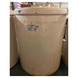 Stoneware crock blue crown#8