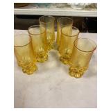 Vintage Franciscan stem tea glasses