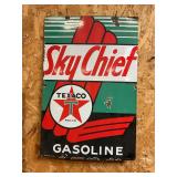 1947 Vintage Sky Chief ceramic sign 12" x 18"
