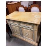 Stanley Bar on wheels w/ drawer & storage NO SHIP