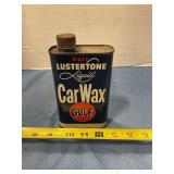 Gulf car wax container