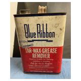 Blue Ribbon grease remover 1gal can (empty)