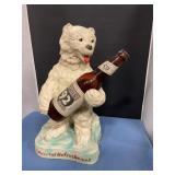 Vintage Oertels beer advertising Chalkware Bear