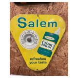 Salem Advertising thermometer rectangle sign 9" L
