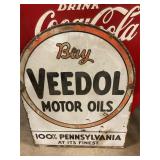 Verdot double sided heavy metal sign 22" x 28"