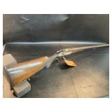 12 ga double barrel,  Sh