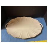 Lenox serving platter w/ handles
