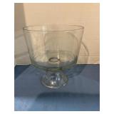 Glass trifle bowl