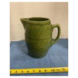 McCoy pottery banded pitcher