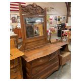 Antique dresser with mirror44ï¿½ x 21ï¿½ x 78ï¿½ tall