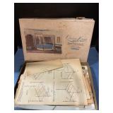 Doll furniture kit miniature, wood