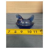 Vintage hen on nest dish