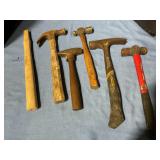 Assorted hammers
