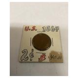 1864 two cent piece