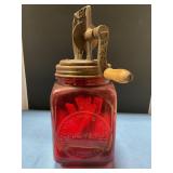 Dazey red glass 20 churn