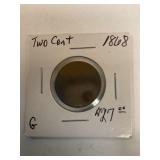 1868 two cent piece
