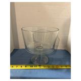 Glass trifle bowl
