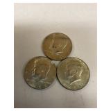 1965 Kennedy half dollars