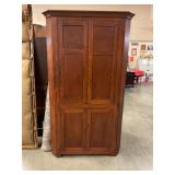 Antique corner cabinet 82ï¿½ tall x45 ï¿½ wide