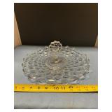 Glass serving tray