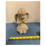 Faith cherub statue