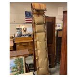 Vintage 7 person wood toboggan 10 feet long