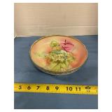 Porcelain hand painted dish