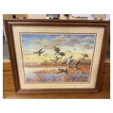 Ducks flying print 22ï¿½ x 19ï¿½